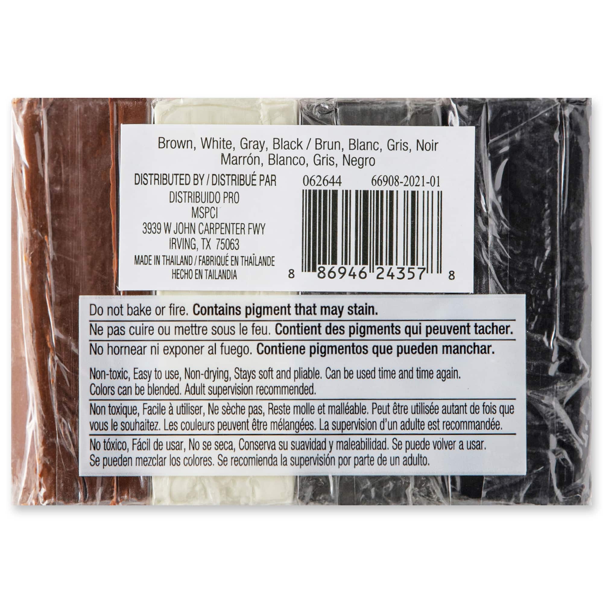 12 Pack: Neutral Plastalina Modeling Clay Set by Craft Smart®